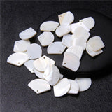 10PCS Mother of Pearl Shell Pentagram Beads for DIY Necklace Earrings