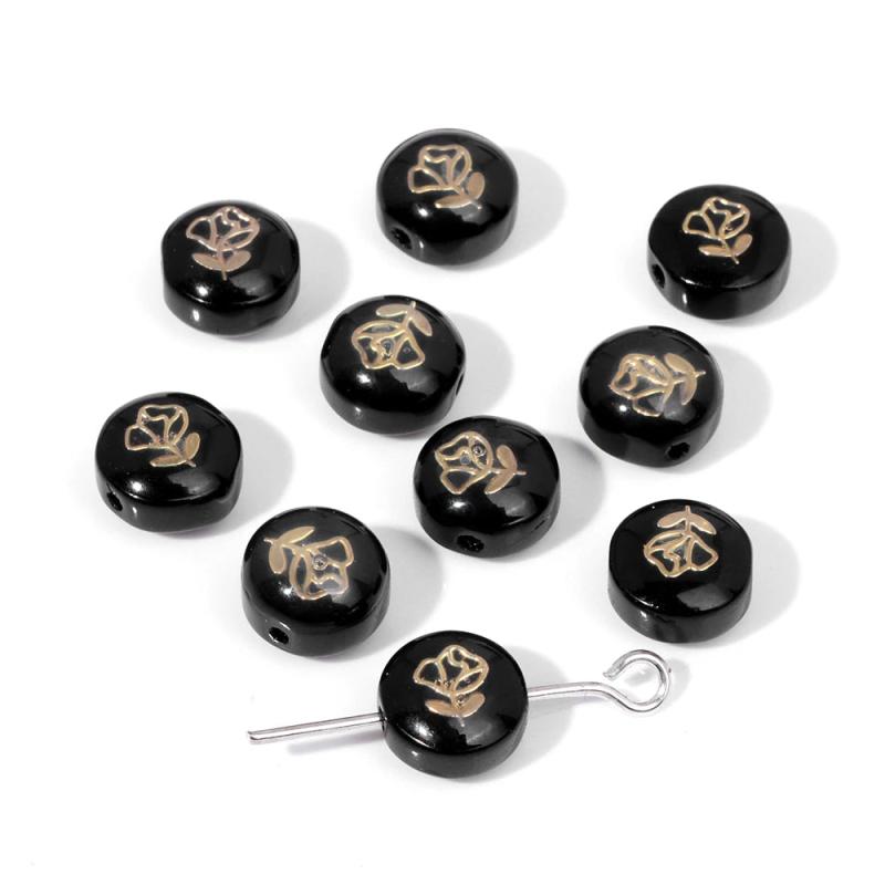 Flat Round Seashell Smile Charms for DIY Jewelry Making