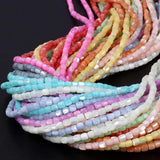 3mm Shell Heishi Tube Beads Cylinder High Pearl for Jewelry Making