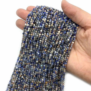 2mm 3mm 4mm Natural Stone Pearl Amethyst Agate Lapis lazuli DIY Making Bracelet