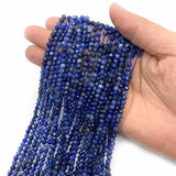 2mm 3mm 4mm Natural Stone Pearl Amethyst Agate Lapis lazuli DIY Making Bracelet