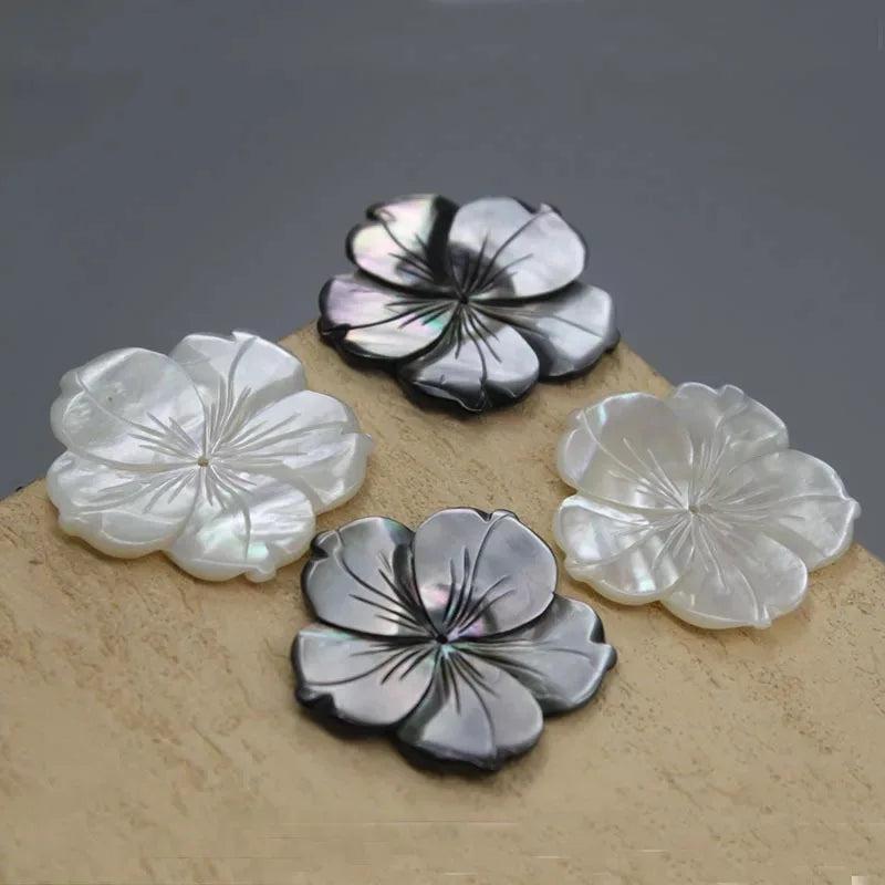 Natural Mother-of-pearl Powder Bauhinia for Charms Jewelry Making