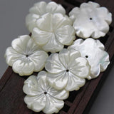 Natural Mother-of-pearl Powder Bauhinia for Charms Jewelry Making