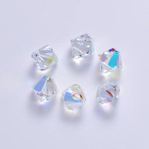 6pc Crystal 6328 XILION Pendant Beads Rhinestone DIY Jewelry Making