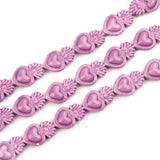 20pcs 10X16mm Small Torch Heart Ceramic Beads DIY Charms for Jewelry Making