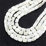 6*9MM Rectangle Mother Of Pearl Shell Pendant Loose Bead DIY Jewelry