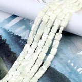 6*9MM Rectangle Mother Of Pearl Shell Pendant Loose Bead DIY Jewelry