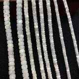 2x4mm Mother-of-pearl Abacus Beads for Jewelry Making DIY