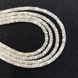 2x4mm Mother-of-pearl Abacus Beads for Jewelry Making DIY