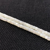 2x4mm Mother-of-pearl Abacus Beads for Jewelry Making DIY