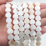 Natural Heart Shell Beads Freshwater Mother of Pearl Beads