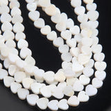 Natural Heart Shell Beads Freshwater Mother of Pearl Beads