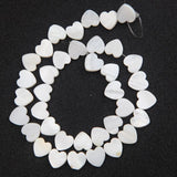 Natural Heart Shell Beads Freshwater Mother of Pearl Beads