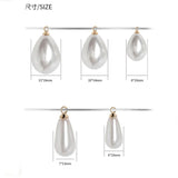 Acrylic ABS Pearl Beads Water Drop Pendant Bracelet Necklace