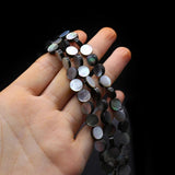 Natural Mother of Pearl Shell Beads Coin Shell Spacer Bead for Jewelry