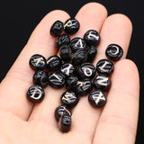 Mother of Pearl Beads Letter A-Z Pendant Alphabet Loose Bead DIY 10Pcs/lot