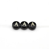Mother of Pearl Beads Letter A-Z Pendant Alphabet Loose Bead DIY 10Pcs/lot