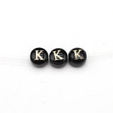 Mother of Pearl Beads Letter A-Z Pendant Alphabet Loose Bead DIY 10Pcs/lot