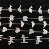 Sea Shell Kitten Pendant Mother-of-pearl Beads for Jewelry Making
