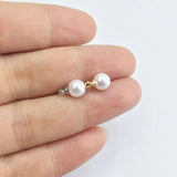 20pcs 6mm Cream Tear Plastic Pearl Beads Charms Pendant DIY Jewelry