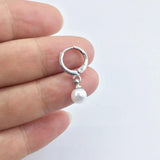 20pcs 6mm Cream Tear Plastic Pearl Beads Charms Pendant DIY Jewelry