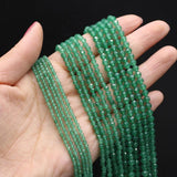 Multicolor Agate Apatite Faceted Loose Beads for DIY Necklace Bracelet 2-4MM