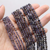Multicolor Agate Apatite Faceted Loose Beads for DIY Necklace Bracelet 2-4MM
