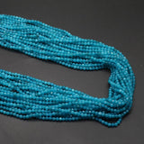 Multicolor Agate Apatite Faceted Loose Beads for DIY Necklace Bracelet 2-4MM
