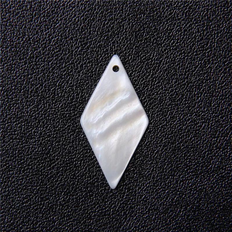Mother of Pearl Shell Beads Square Shell Pendant for DIY Necklace