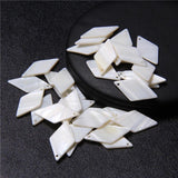 Mother of Pearl Shell Beads Square Shell Pendant for DIY Necklace