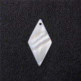 Mother of Pearl Shell Beads Square Shell Pendant for DIY Necklace