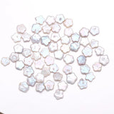 Freshwater Baroque Pearl Beads with Plum Flower Charm