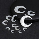 Mother of Pearl Moon Beads for Jewelry Making DIY