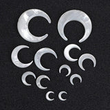 Mother of Pearl Moon Beads for Jewelry Making DIY