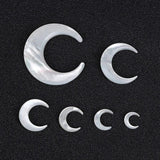 Mother of Pearl Moon Beads for Jewelry Making DIY