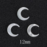 Mother of Pearl Moon Beads for Jewelry Making DIY