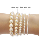 Glass Beads Pearls Round Loose Spacer Beads for Jewelry Making DIY