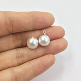 20pcs 10mm Cream Tear Pearl Beads Charms Pendant DIY Jewelry Earring Necklace