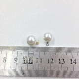 20pcs 10mm Cream Tear Pearl Beads Charms Pendant DIY Jewelry Earring Necklace