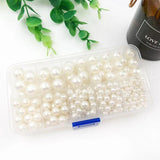 440pcs Mix ABS Beads Pearls Spacer Beads for Jewelry Making Findings