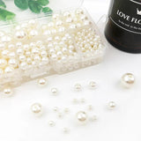 440pcs Mix ABS Beads Pearls Spacer Beads for Jewelry Making Findings