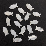 Freshwater Shell Fish Beads 9x17mm Mother Of Pearl Charm Jewelry Making DIY