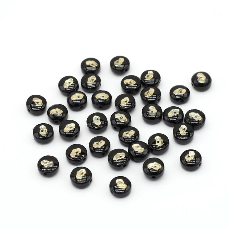 10PC Natural Shell Lucky Butterfly Beads Charms Moon Star Loose Bead