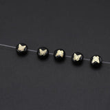 10PC Natural Shell Lucky Butterfly Beads Charms Moon Star Loose Bead