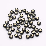 10PC Natural Shell Lucky Butterfly Beads Charms Moon Star Loose Bead