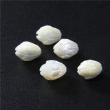Shell Rose Flower Charms Mother of Pearl Pendants for DIY Jewelry Making