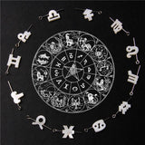 Zodiac Sign Mother Of Pearl Shell Bead Seashell Jewelry