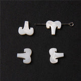 Zodiac Sign Mother Of Pearl Shell Bead Seashell Jewelry