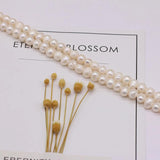 Natural Freshwater Pearl Beads Jewelry Making DIY
