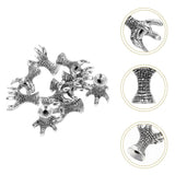 Dragon Claw Pearl Holder Necklace Titanium Steel Bead Caps DIY Crafts